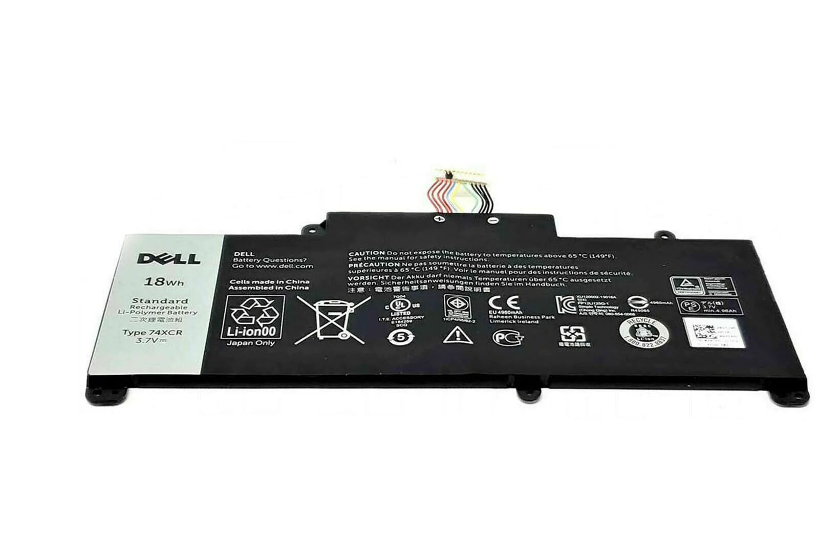 Dell 74XCR Portable Slim Tablet Li-polymer Battery compatible with Dell Venue 8 Pro 5830 T01D Windows VXGP6 X1M2Y