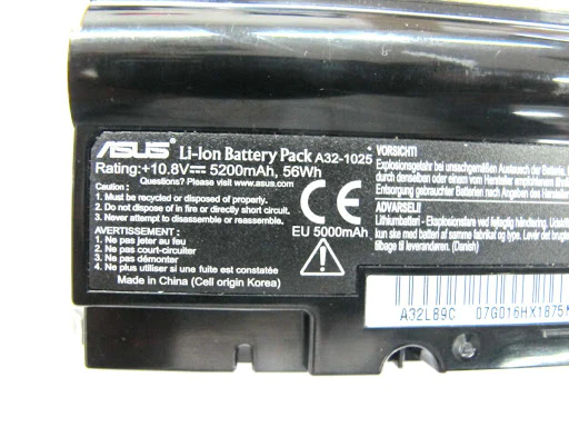 Original A32-1025 A31-1025 for Asus Eee-PC 1025 1025B 1025C 1025CE 1225 1225B 1225C A32-1025b Laptop Battery