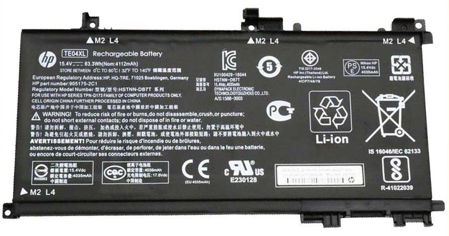 TE04XL Battery For HP Omen 15-AX200NA Pavilion 15-BC200NB 15-BC251NR HSTNN-UB7A-- MPN:TE04XL